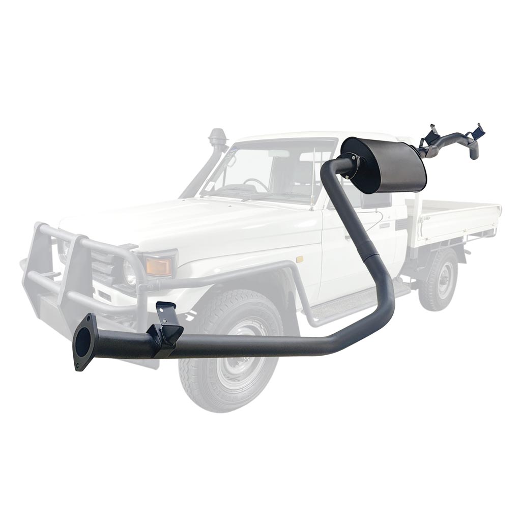 TOYOTA LANDCRUISER HZJ79 CAB CHASSIS & PICK UP 4.2L 1HZ DIESEL 10/99 -8/2007 2 1/2" CONPIPE + MUFFLER