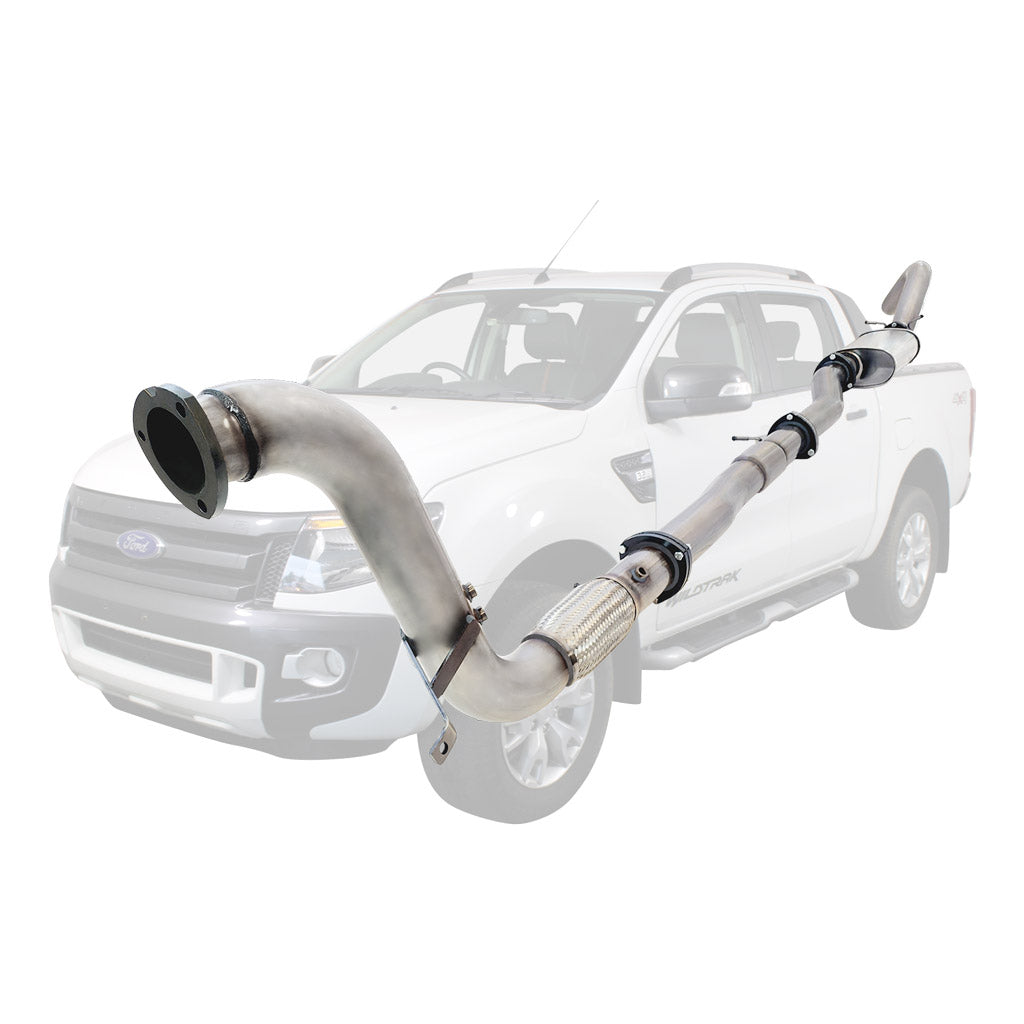 Ford Ranger PX 2011-2016 3.2L 3.5 Inch Turbo Back Stainless Exhaust System