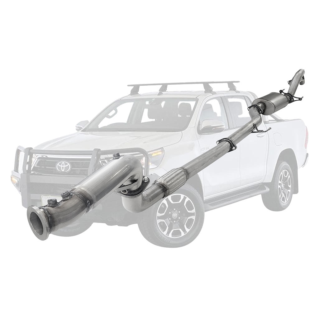 Toyota Hilux N80 1DG-FTV 2.8L 4Cyl - October 2015-ON Turbo Back (DPF Model)