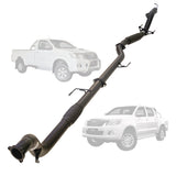 TOYOTA HILUX KUN 3.0L16/26 3.0L 1KD-FTV D4D 2005 - 9/2015 3" TURBO BACK EXHAUST