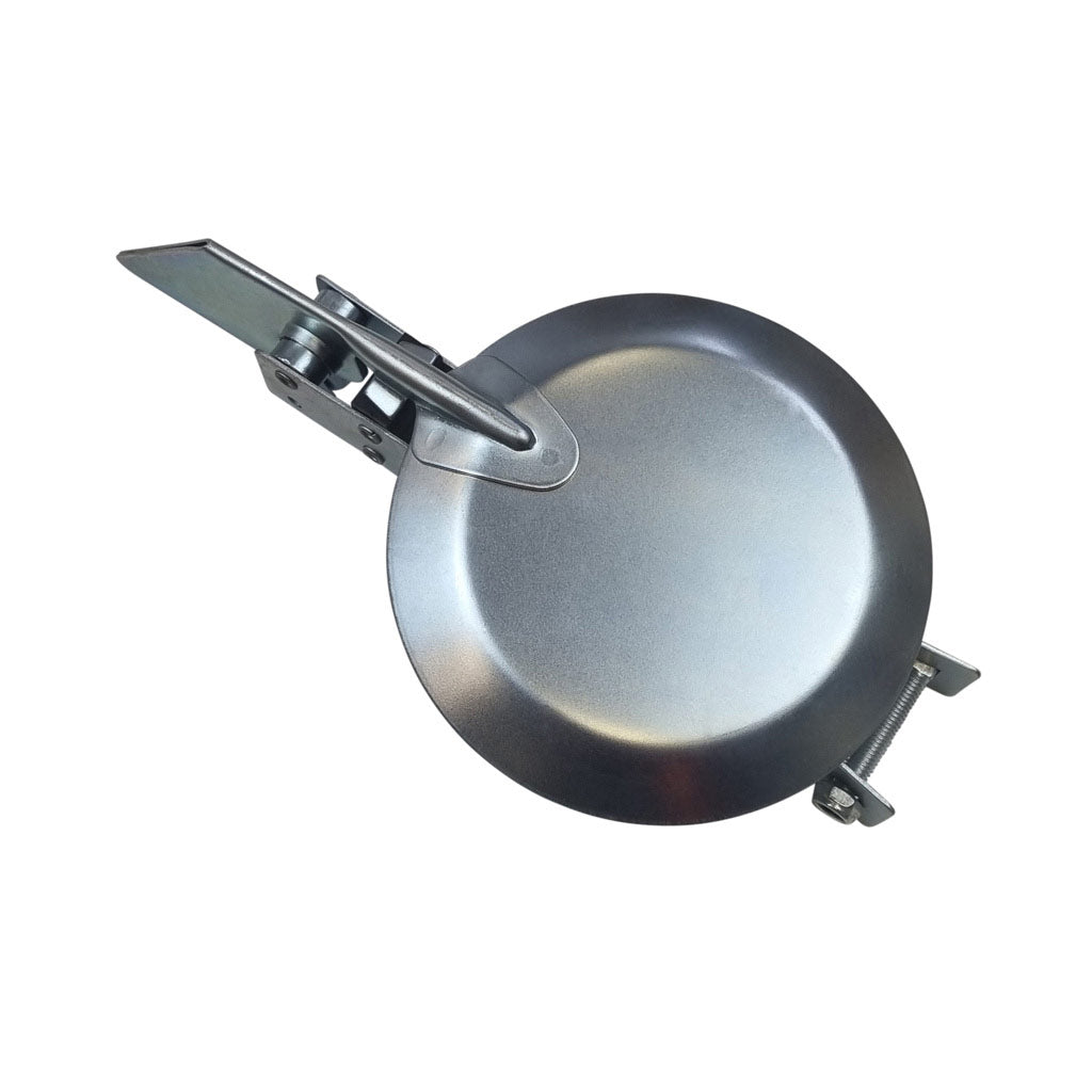 5" SILENT RAIN CAP - ZINC PLATED