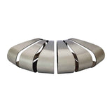 3" (40*96) Horizontal Oval Pie Cuts SS304 Brushed 15° 90