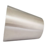 2.5-4" Cone Reducer SS304 Brushed 4" (101mm) Whole Length 1.5mm WT