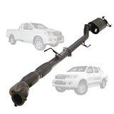 TOYOTA HILUX KUN 3.0L16/26 3.0L 1KD-FTV D4D 2005 - 9/2015 3" TURBO BACK EXHAUST