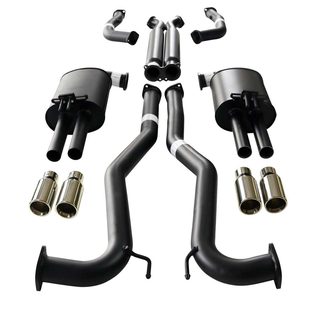 HOLDEN COMMODORE VE, VF V6 V8 UTE 3" KIT WITH 2 x HOTDOG - XPIPE & 4 X SC TIPS