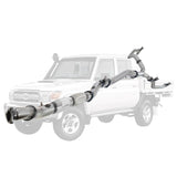 Toyota Landcruiser 79 Series VDJ79 4.5L V8 4 Inch Single into Twin 3 Inch Turbo Back DPF Delete