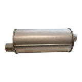 6" Round Offset/Offset Righthand Rotation Configurations Universal Mufflers | Aluminised | Select Your Size Length and Internal Options
