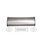 5" x 3" Centre/Centre Configurations Mufflers | Aluminised | Select Your Size Length and Internal Options