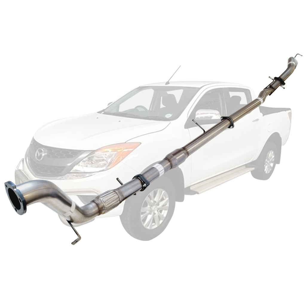 Mazda BT50 2011 - 9/2016 3.2L 3 Inch Turbo Back Exhaust