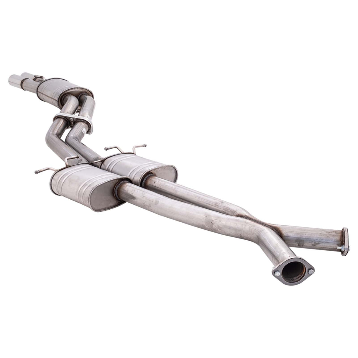 WH-WK-WL Statesman - 3" Cat-Back System - Raw Finish 409 S/S