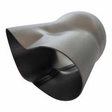 2 1/2" X 2 - 2 1/2" X 1 MILD STEEL COLLECTOR CONE