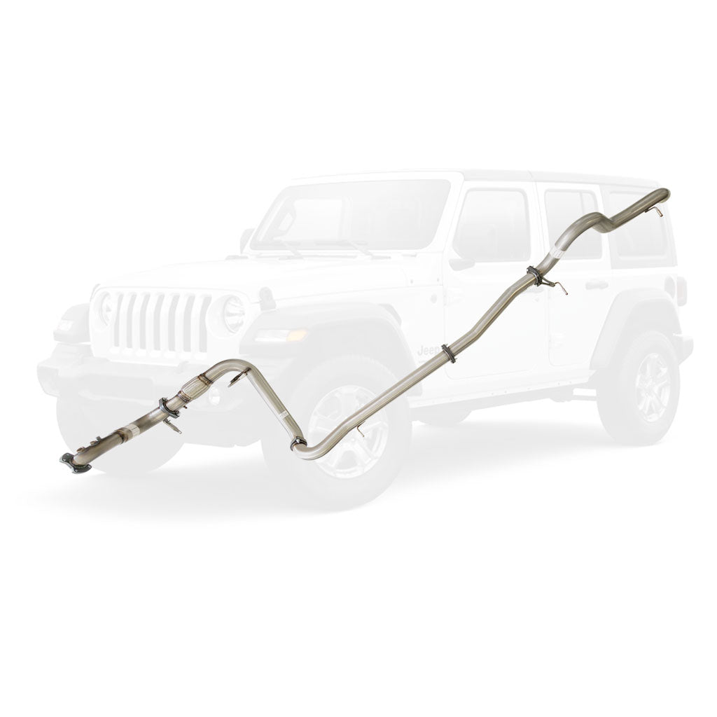 Jeep Wrangler JK 2010-2015 2.8L DPF 3 Inch Turbo Back Exhaust *** Limited Stock Made To Order ****