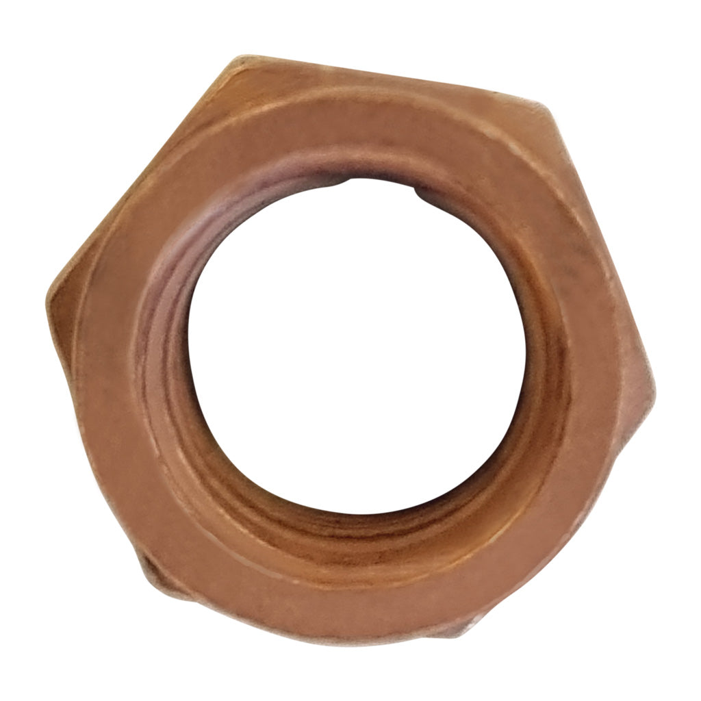 TOYOTA EXHAUST SLOTTED NUT HEAVILY COPPER-PLATED STEEL M10 x 1.25, 14AF