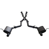 Twin 3 Inch Cat Back Exhaust With Centre Hotdogs For SRT Jeep Grand Cherokee 2012 to 2021 OE Tips