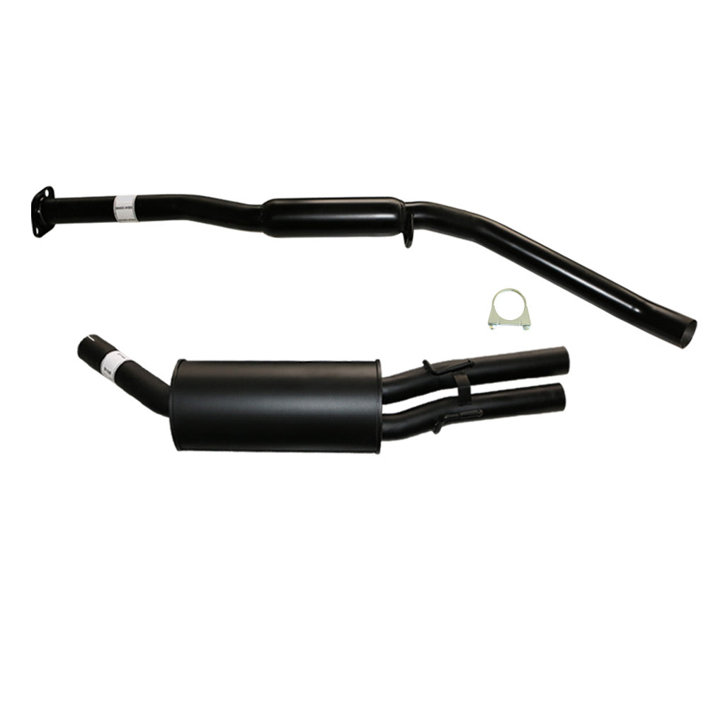 HOLDEN COMMODORE VT-VY V6 SEDAN 2 1/2" CATBACK KIT INC HOTDOG & EVERFLO MUFFLER DUAL OUTLET