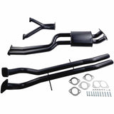 FORD FALCON BA - BF V8 UTE TWIN - TWIN 2 1/2" CATBACK KIT INC Y-XPIPE, FRONT EVERFLO - TAILPIPE REAR