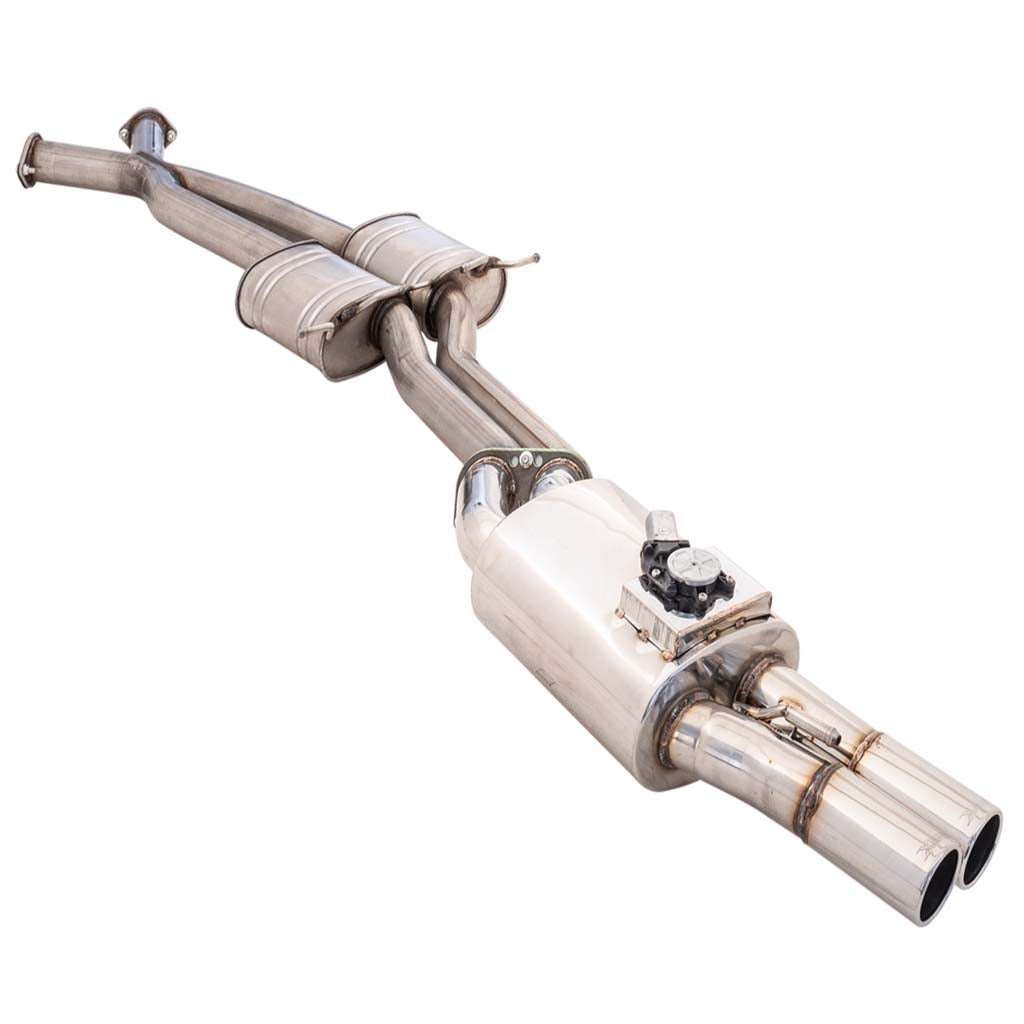 Holden Commodore VT-VZ V8 Sedan Twin 3" Cat-Back System w/ Varex Rear Muffler - Raw Finish 409 S/S