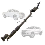 TOYOTA HILUX KUN 3.0L16/26 3.0L 1KD-FTV D4D 2005 - 9/2015 3" TURBO BACK EXHAUST