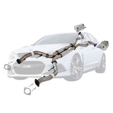 HOLDEN COMMODORE VF HSV (Non-LSA) V8 SEDAN WAGON 3" KIT WITH 2 x HOTDOG - XPIPE - XPS STAINLESS STEEL