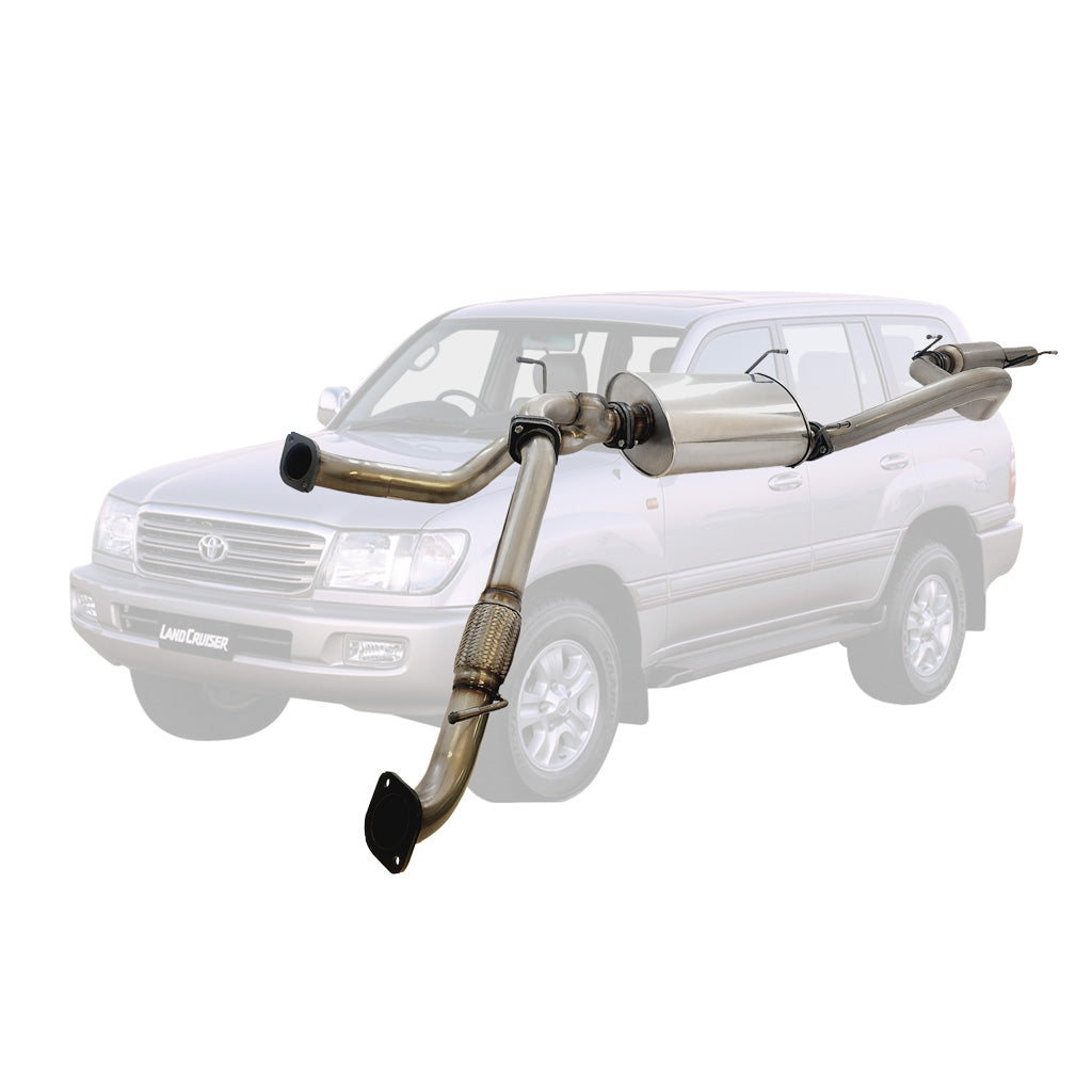 Toyota Landcruiser 100 series UZJ100R Petrol Wagon 4.7l 3" Catback Exhaust 1998 - 2007