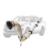 Ford Ranger PX 2016-2021 3.2L 3.5 Inch Turbo Back DPF Delete Exhaust System