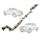 TOYOTA HILUX KUN 3.0L16/26 3.0L 1KD-FTV D4D 2005 - 9/2015 3" TURBO BACK EXHAUST