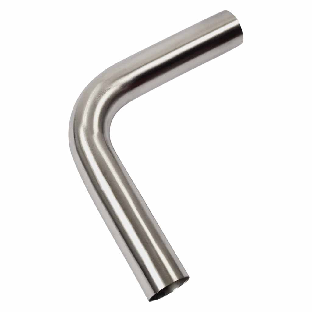 1.5 Inch 90 Degree 1.5D Radius Mandrel Bend Brushed 304 Stainless Steel