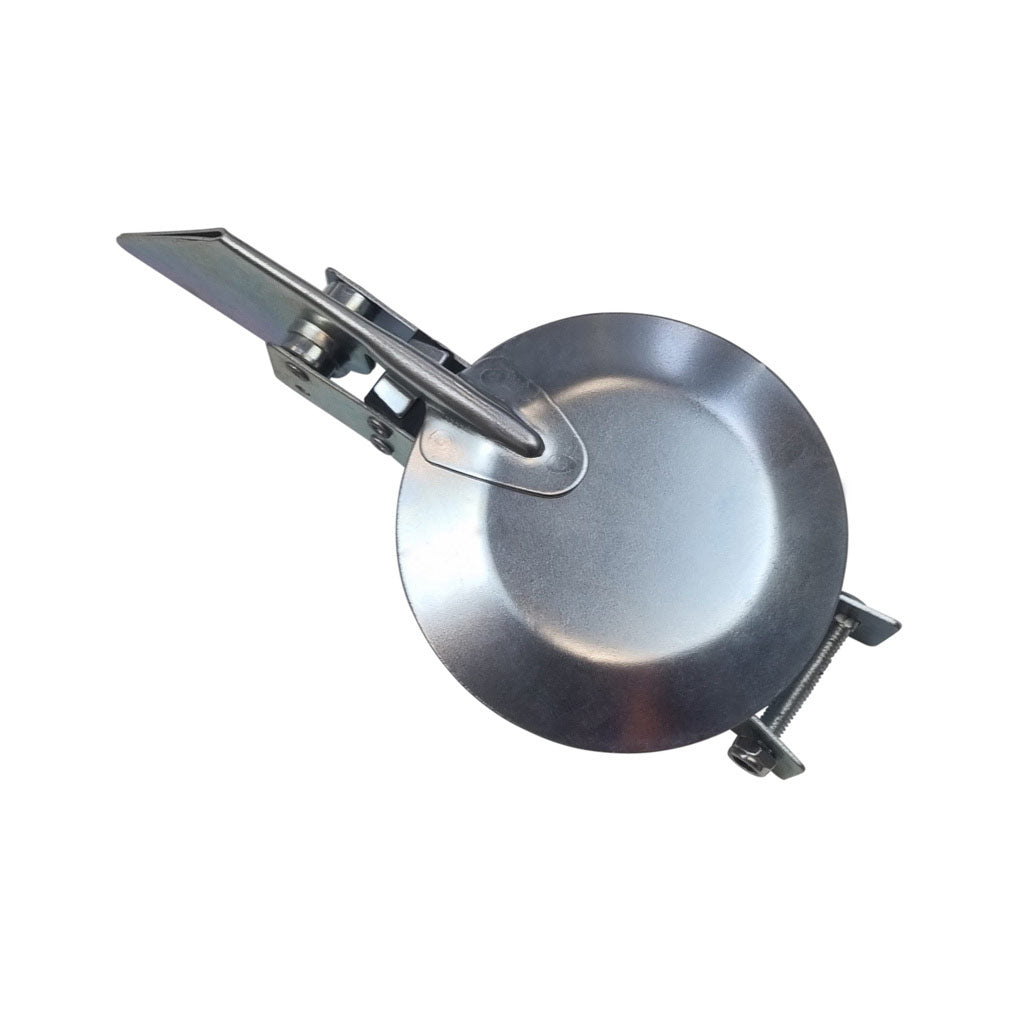 4" SILENT RAIN CAP - ZINC PLATED