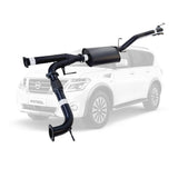 Nissan Y62 Patrol 3 Inch Cat Back Exhaust with Center Muffler and Straight Tail