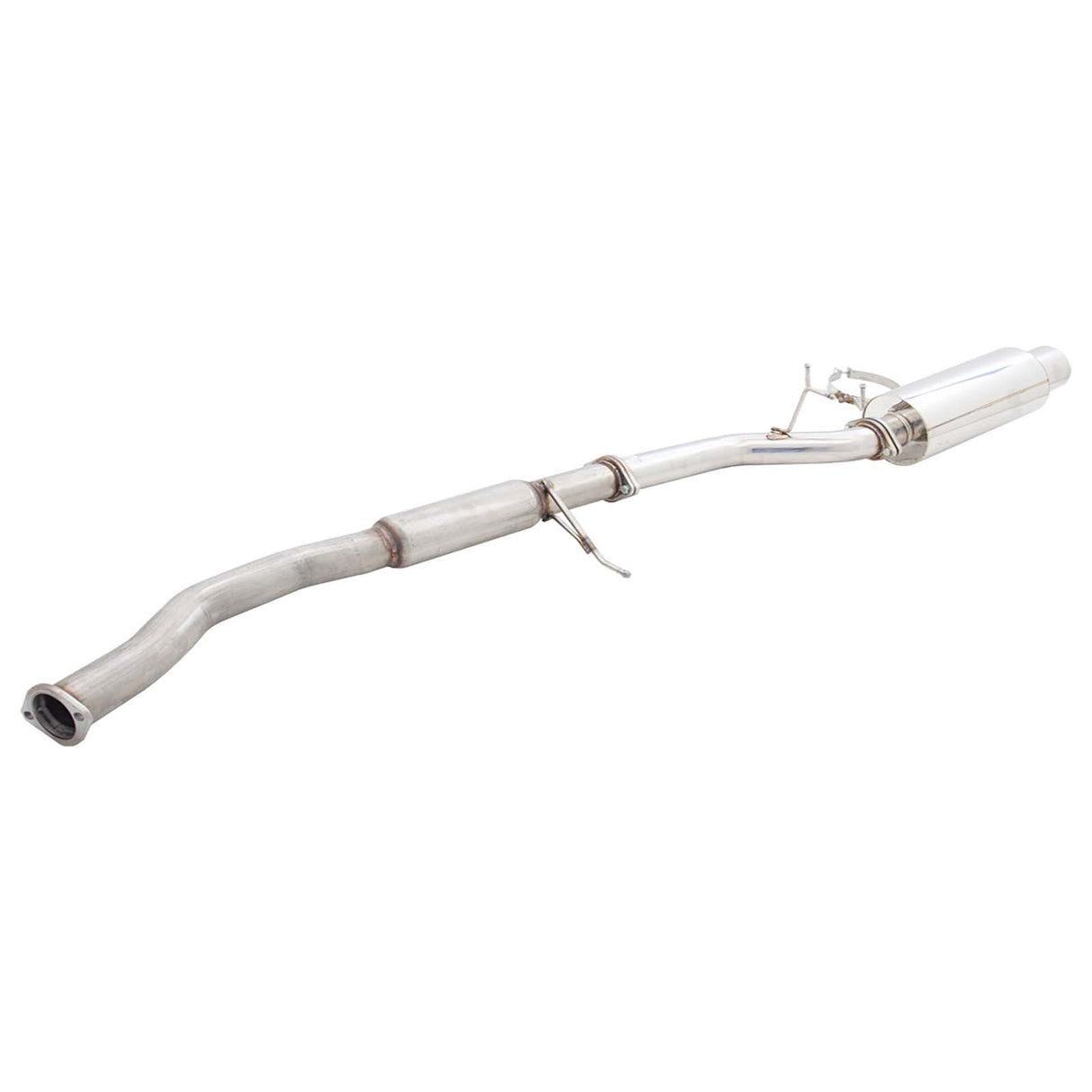 Nissan 180SX S13 XFORCE 3 Inch Full Exhaust With Angle-Out Cannon - Raw 409
