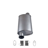 8" x 4" Offset/Offset Configurations Mufflers | Aluminised | Select Your Size Length and Internal Options