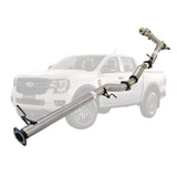 Ford Ranger Next Gen 2022 Onwards 2L BI-Turbo 3 Inch DPF Back Exhaust Not For ADBLUE models (Requires tunning After Fitment)