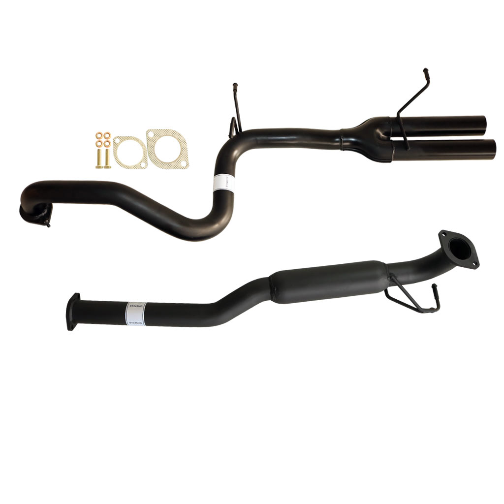 FORD FALCON BA - BF SEDAN XT 2 1/2" CATBACK KIT INC HOTDOG & DUAL TAILPIPE