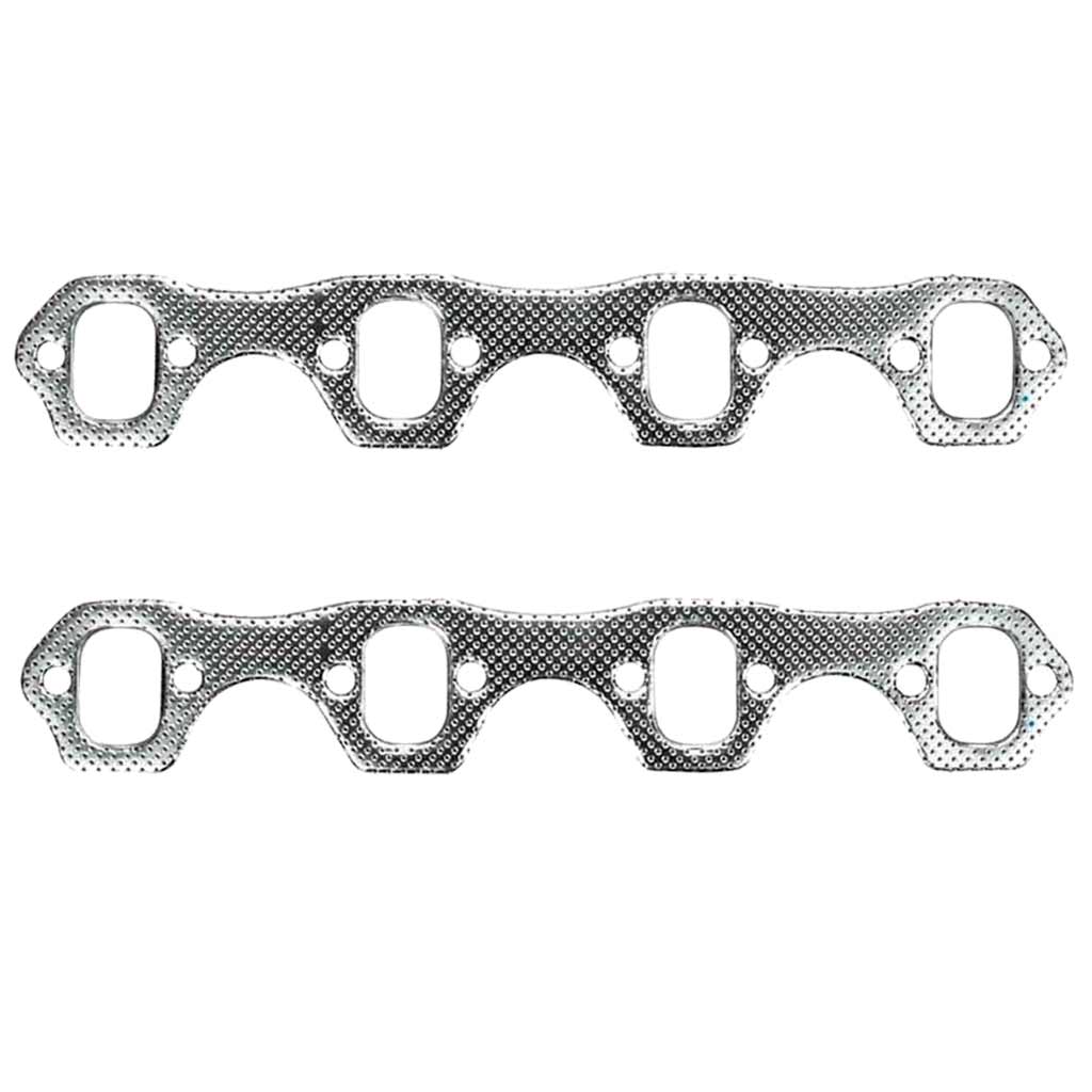 FORD FALCON 302 351 WINDSOR LARGE PORT 45mm x 30mm STEEL HEADER GASKET (2)