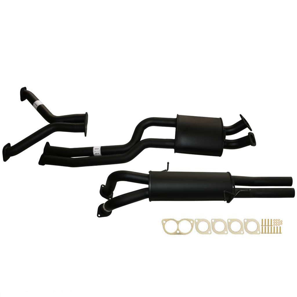 FORD FALCON BA - BF V8 UTE TWIN - TWIN 2 1/2" CATBACK KIT INC XPIPE & 2 X EVERFLO MUFFLERS