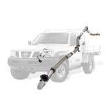 Nissan Patrol Y61 GU 4.2L TD42 Ute 3 Inch Dump Pipe Back Exhaust 1996 - 2006 (Does not suit Coil Tower Braces)