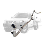 Nissan Patrol Y61 GU 3L ZD30 Ute 3 Inch Turbo Back Exhaust 2000 - 2016 (Does not suit Coil Tower Braces)