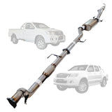 TOYOTA HILUX KUN 3.0L16/26 3.0L 1KD-FTV D4D 2005 - 9/2015 3" TURBO BACK EXHAUST