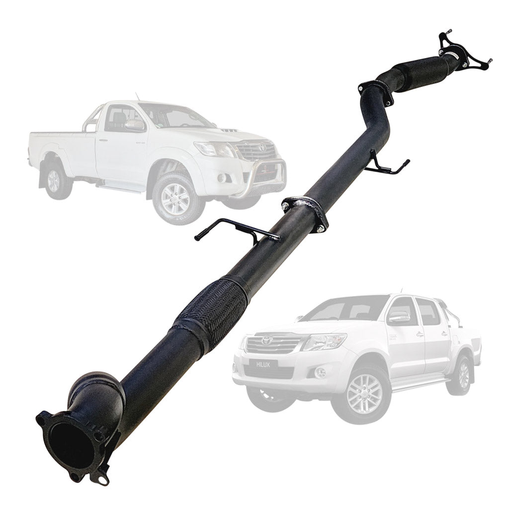 TOYOTA HILUX KUN 3.0L16/26 3.0L 1KD-FTV D4D 2005 - 9/2015 3" TURBO BACK EXHAUST