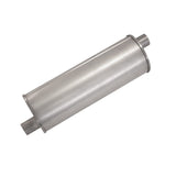 6" Round Offset/Offset Righthand Rotation Configurations Universal Mufflers | Aluminised | Select Your Size Length and Internal Options