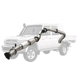 Toyota Landcruiser 79 Series VDJ79 UTE 4.5L V8 2016-On 4 Inch Stainless Turbo Back DPF Model Exhaust
