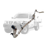 Nissan Patrol Y61 GU 3L ZD30 Ute 3 Inch Turbo Back Exhaust 2000 - 2016 (Does not suit Coil Tower Braces)