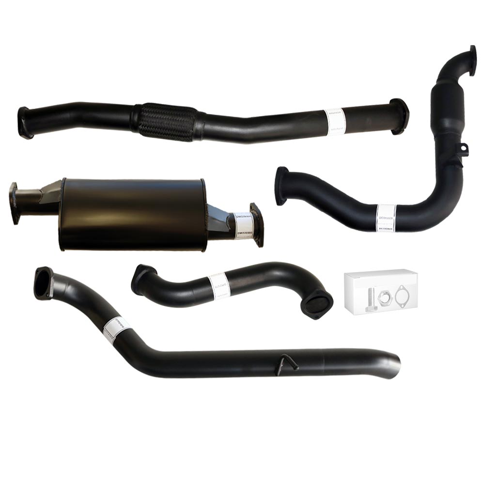 Nissan Patrol Y61 GU 3L ZD30 Wagon 3 Inch Turbo Back Exhaust  2000-2016 (Does not suit Coil Tower Braces)