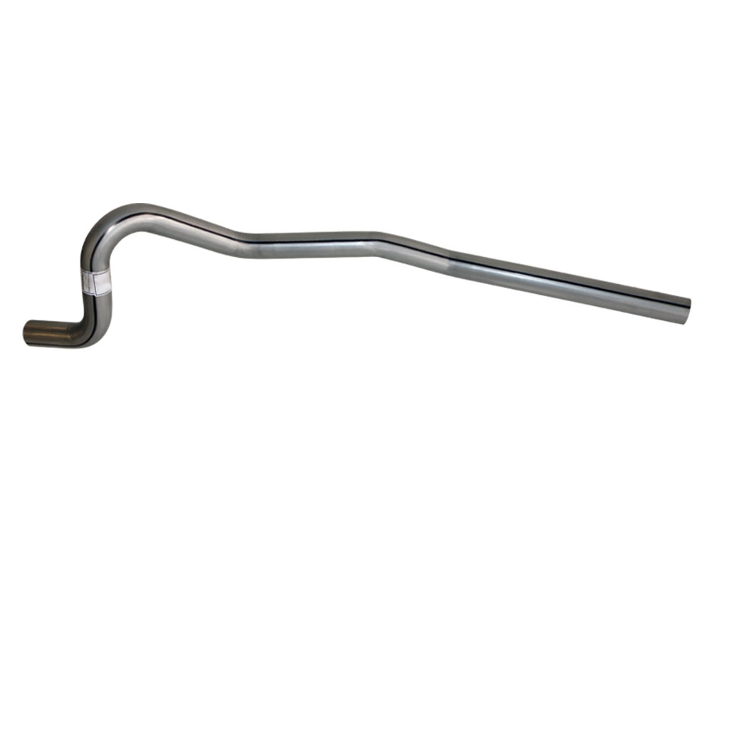 FORD FALCON RHS OUTSIDE SPRING MANDREL BENT TAILPIPE 2 1/4" Stainless Steel