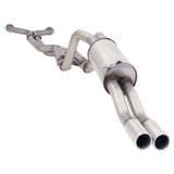 BA BF Falcon V8 Ute Twin 2.5Inch Raw 409 Cat Back Exhaust System