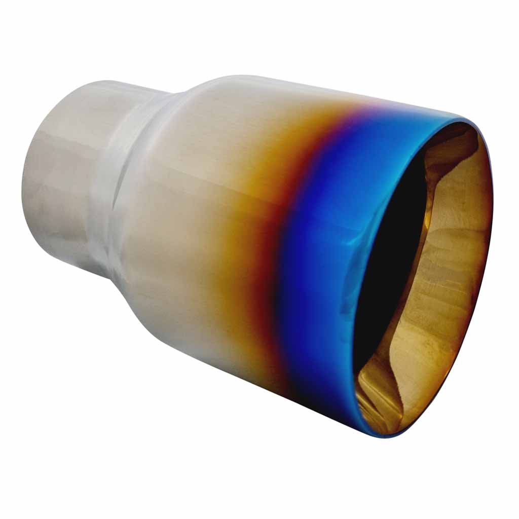 Straight Cut Inner Cone RC 2 1/2" In 3 1/2" Out 5" Long SS304 Blue Flame Tip