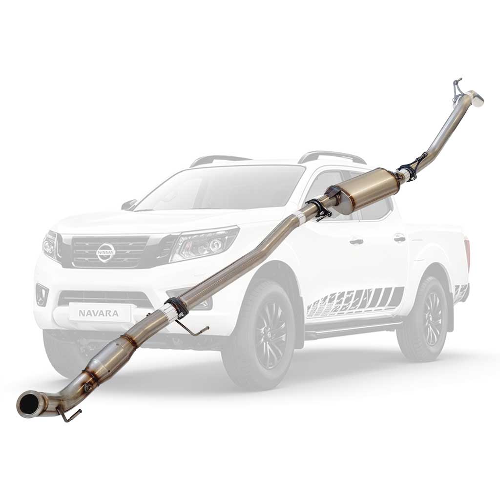 Nissan Navara D23 NP300 2.3L 3 Inch Turbo Back Exhaust DPF Delete