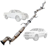 TOYOTA HILUX KUN 3.0L16/26 3.0L 1KD-FTV D4D 2005 - 9/2015 3" TURBO BACK EXHAUST