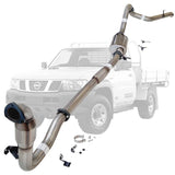 Nissan Patrol Y61 GU 3L ZD30 Ute 3 Inch Turbo Back Exhaust 2000 - 2016 (Does not suit Coil Tower Braces)